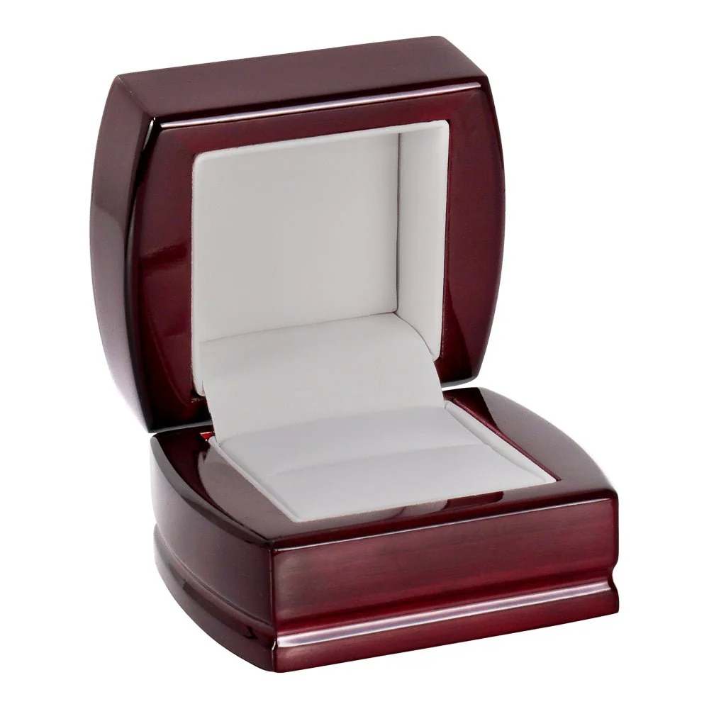 Exquisite Rosewood Ring Box - Image 3