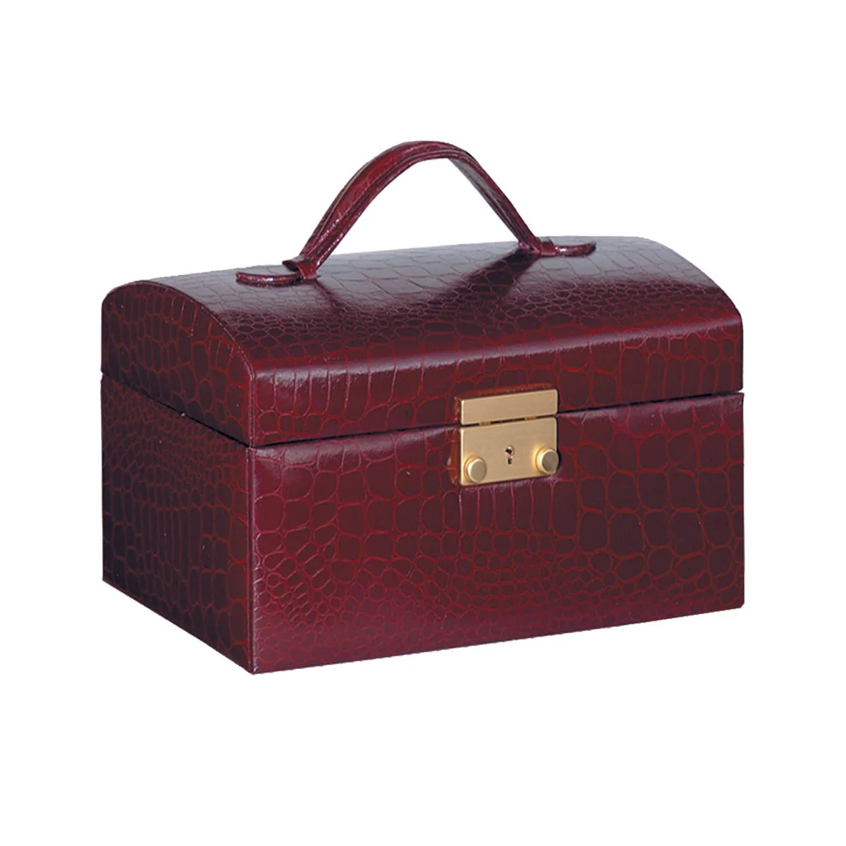 Mini Alligator Print Jewelry Case - Image 4