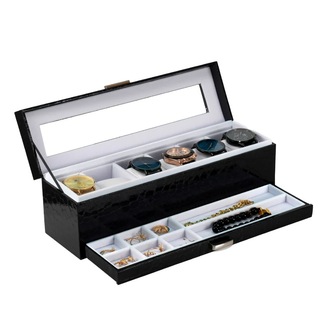 Watch Jewelry Case - 6 Watches - Image 3