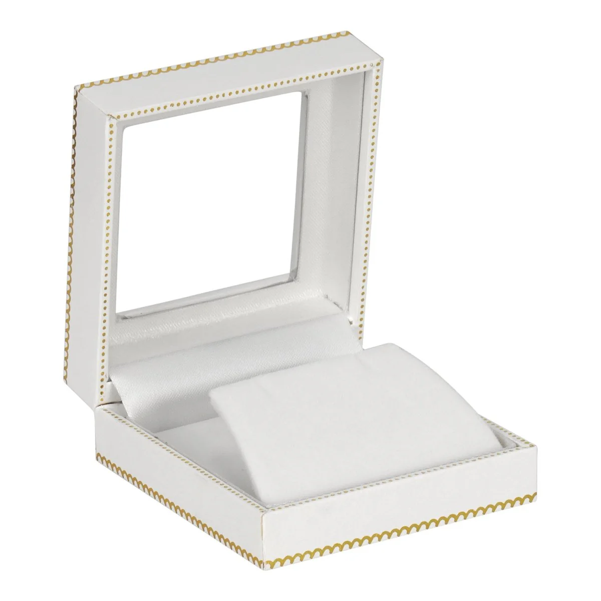 Window Leatherette Earring and Pendant Box - Image 5