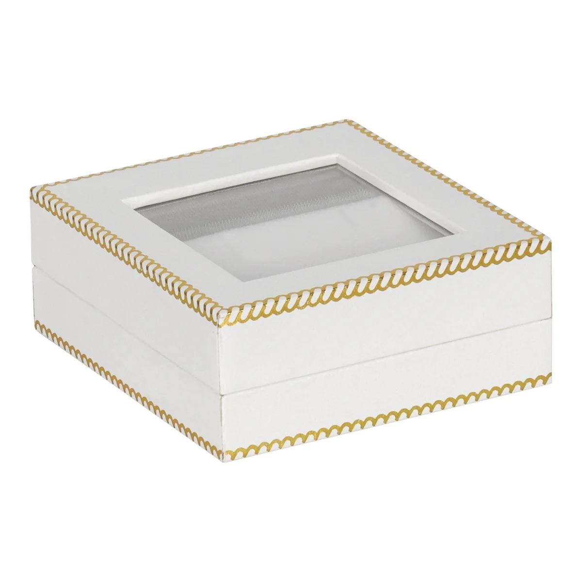 Window Leatherette Earring and Pendant Box - Image 6