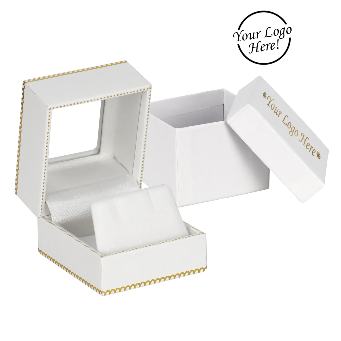 Window Leatherette Earring Box - Image 4