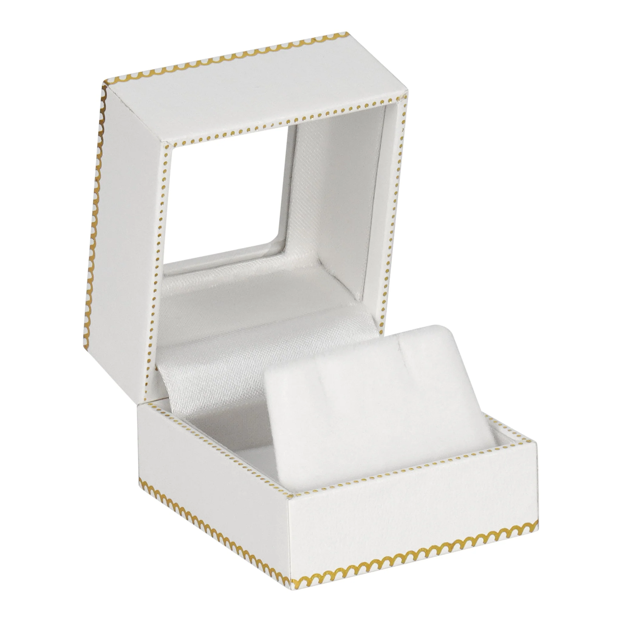 Window Leatherette Earring Box - Image 5