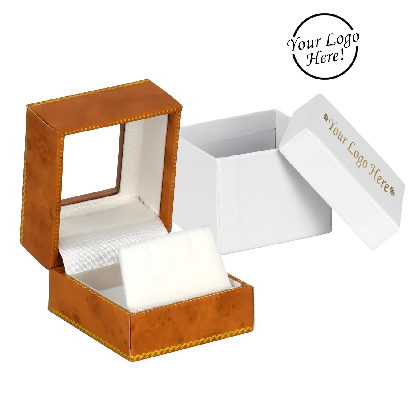 Window Leatherette Earring Box - Image 7