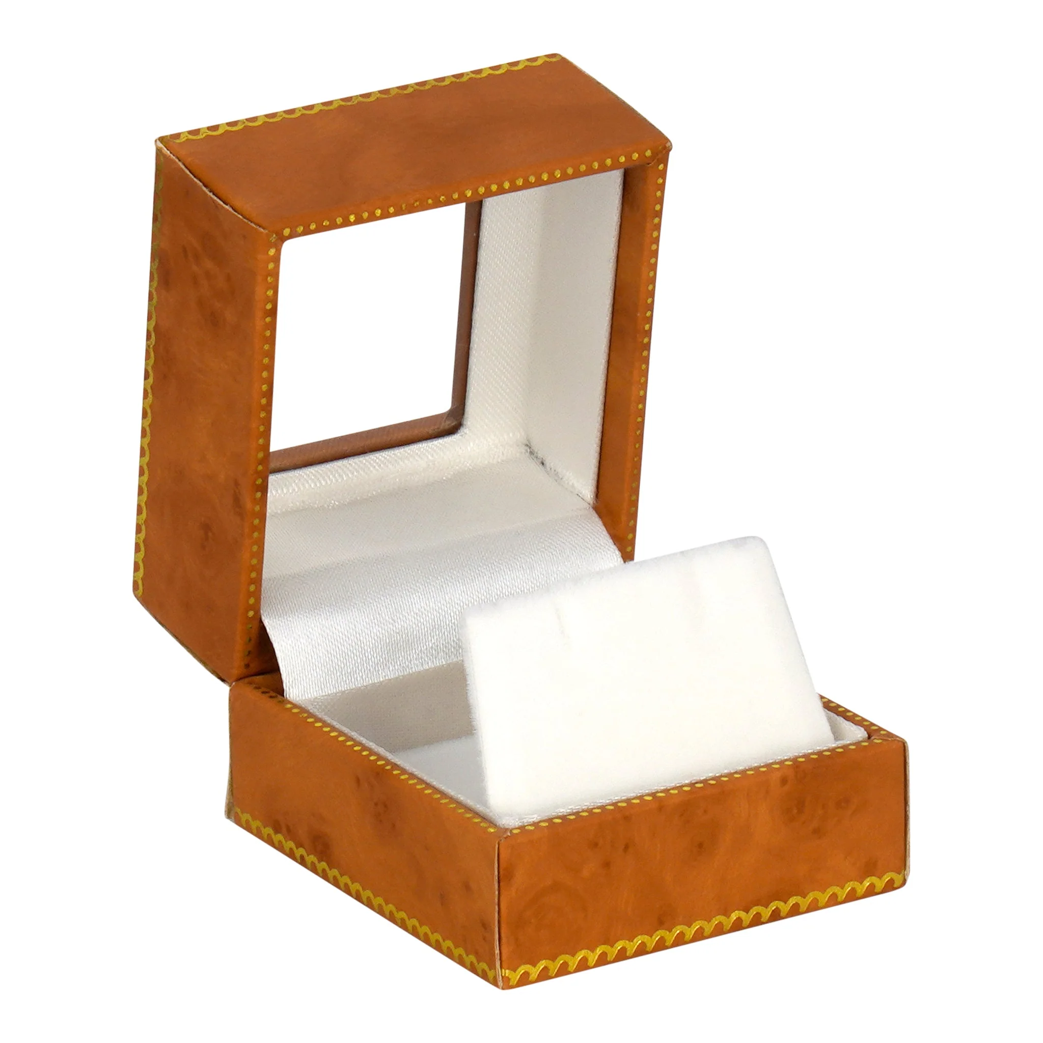 Window Leatherette Earring Box - Image 8