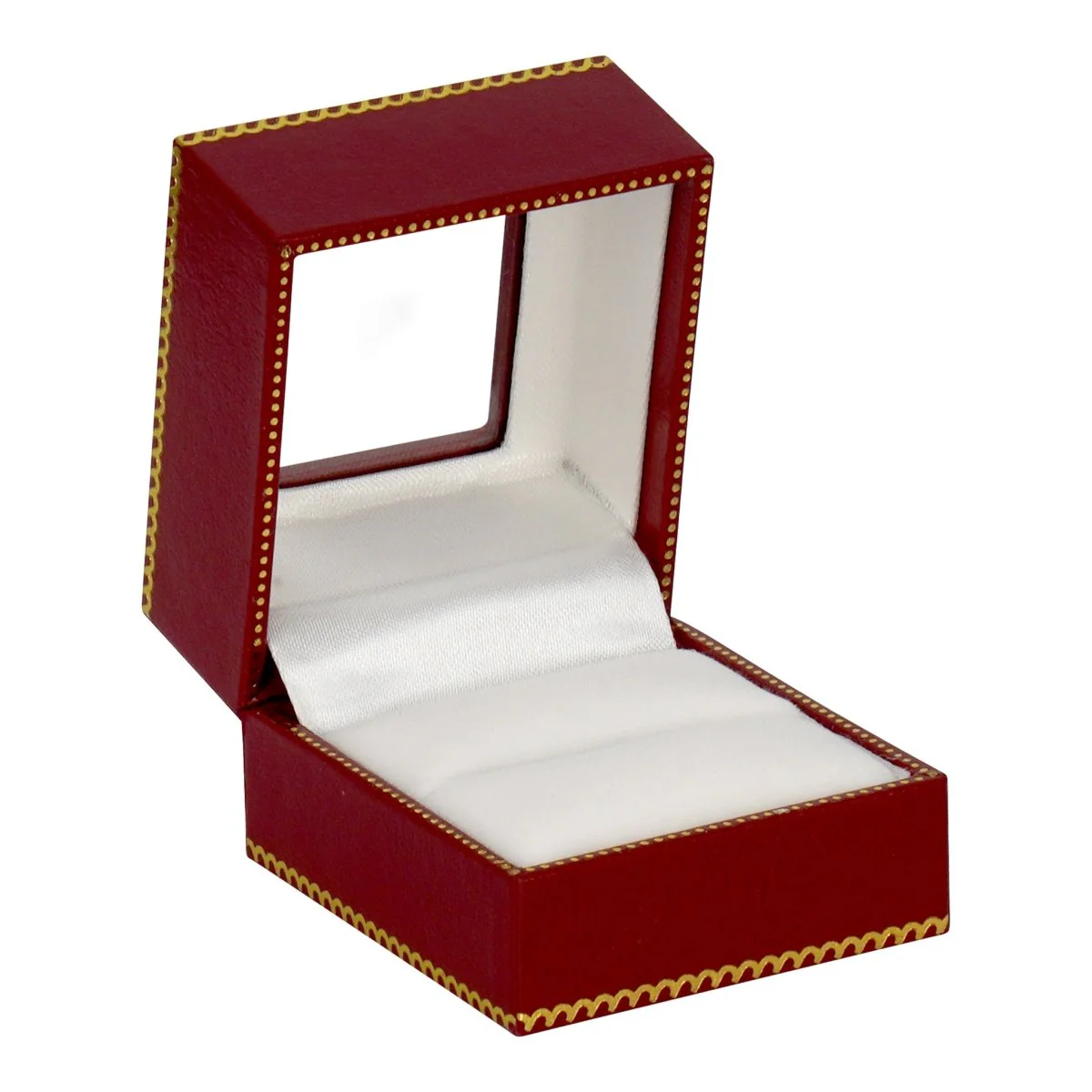 Window Leatherette Ring Box - Image 5