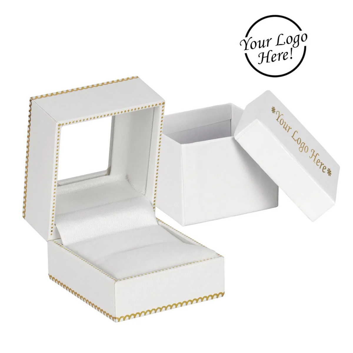 Window Leatherette Ring Box - Image 7