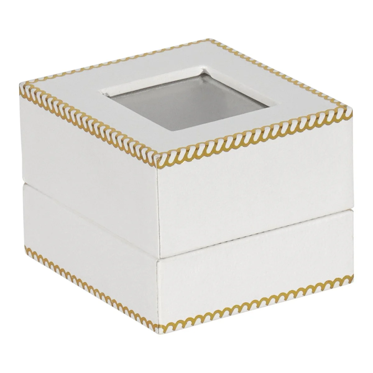 Window Leatherette Ring Box - Image 9