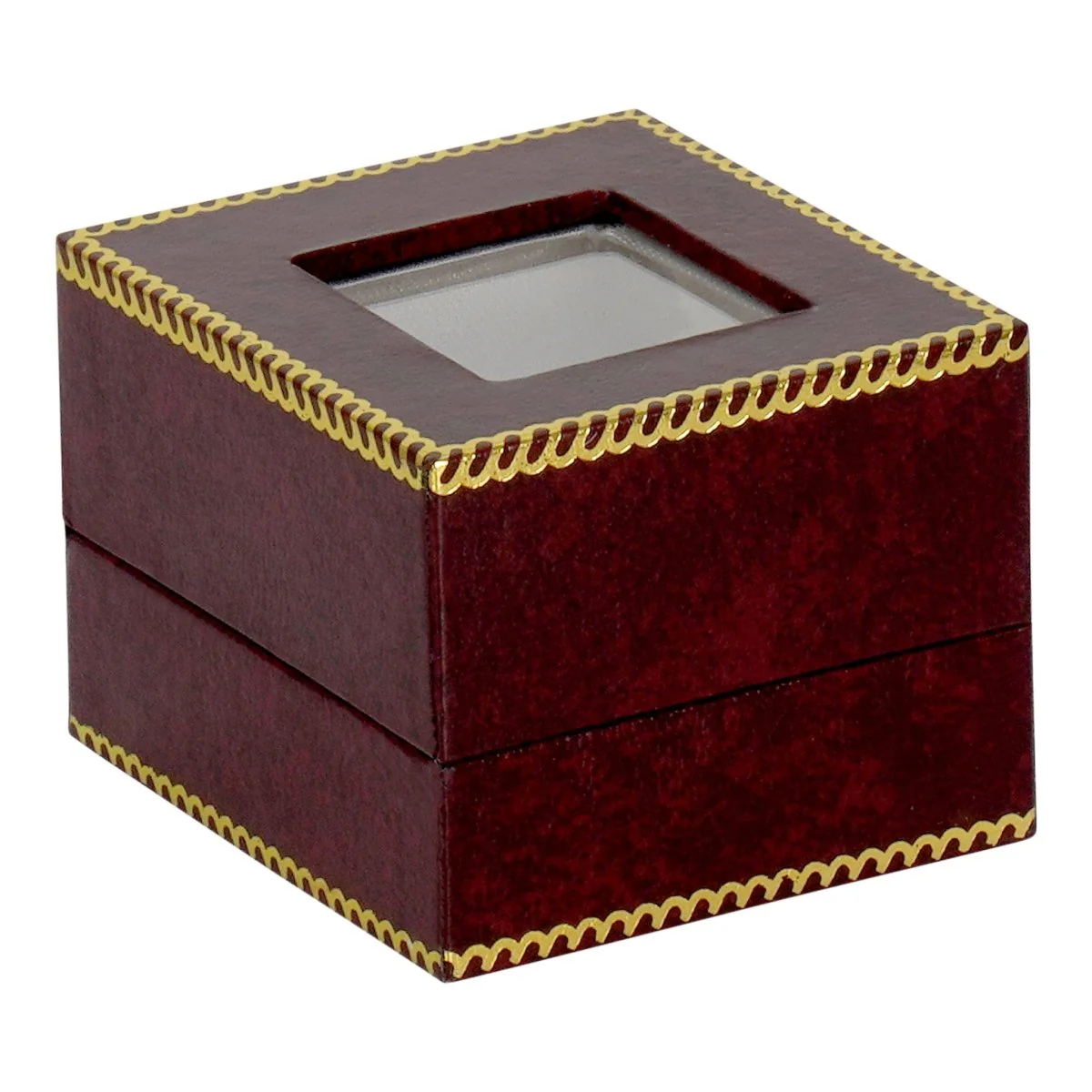 Window Leatherette Ring Clip Box - Image 3