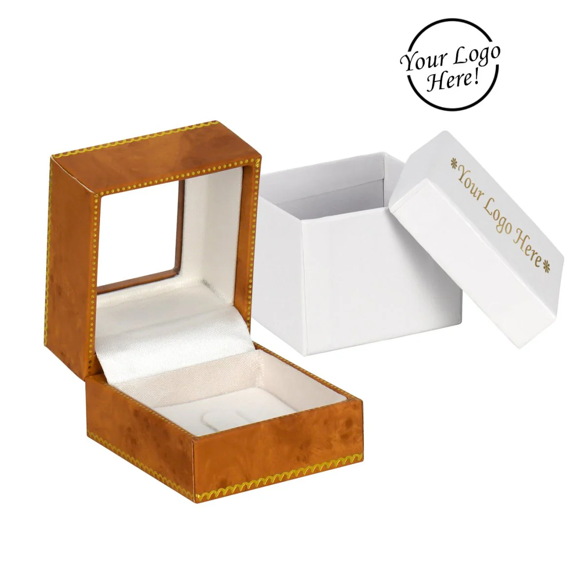 Window Leatherette Ring Clip Box - Image 4